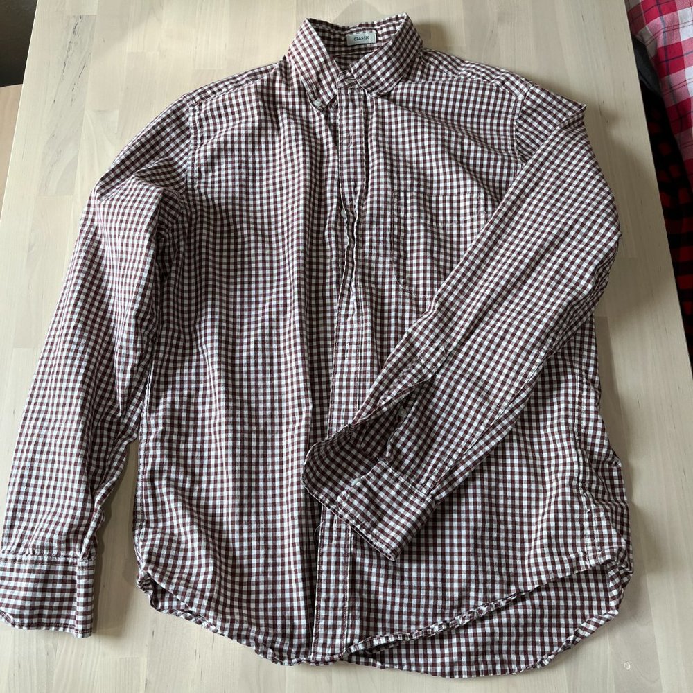 J Crew Mens Button Up - Classic Stretch Medium